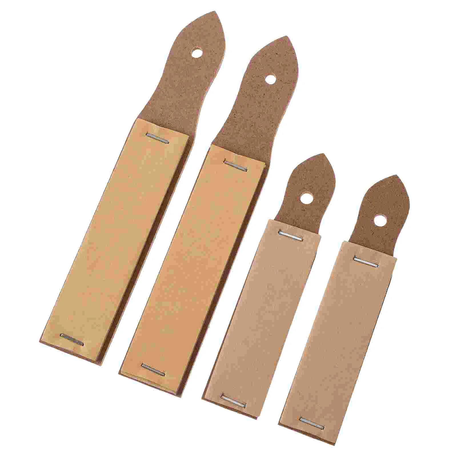 

4 Pcs Professional Colored Pencils Sketch Painting Sandpaper Charcoal Sharpening Blocks Supply Light Brown Student