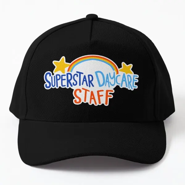 

Superstar Daycare Staff Baseball Cap Hat Bonnet Sport Snapback Hip Hop Outdoor Printed Women Sun Summer Spring Solid Color