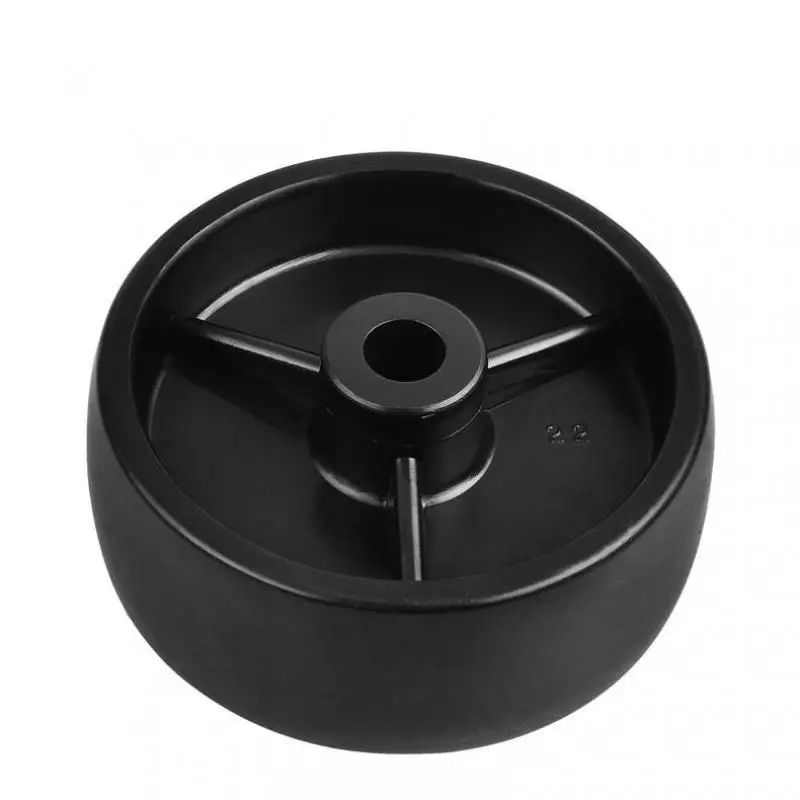 4Pcs 2.5 Inch Black PP Wheel, Single Replacement Wheel for Furniture DIY Upgrade & Handicraft