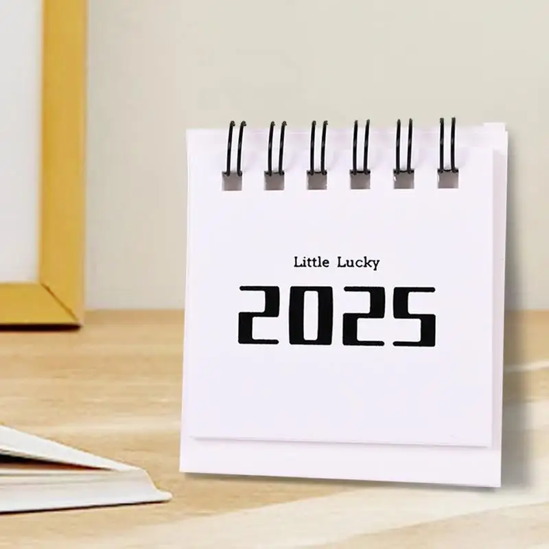Calendario da tavolo 2024-2025 Piccolo calendario da tavolo mensile da agosto. 2024 al dicembre 2025 Calendari da tavolo per l'anno accademico ribaltabile