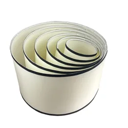 Cylinder Ceiling Pendant Light Shade Yellow Finish Traditional White black line Lampshade Suitable for Living Room Table Lamp
