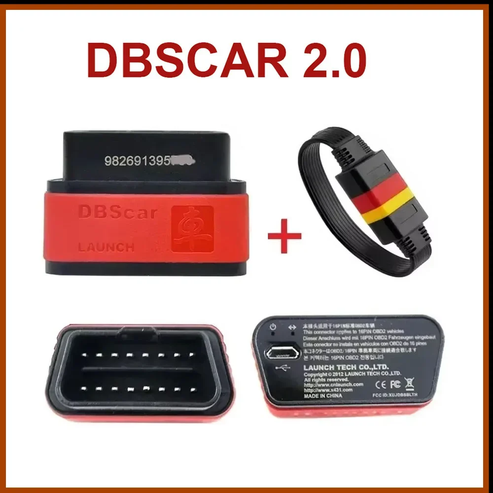 Launch X431 DBSCAR 2.0 iDiag All System Car Truck Diagnostic Tool OBDII Scanner Bluetooth Adapter for Xdiag DZ XPRO5 PK Easydiag