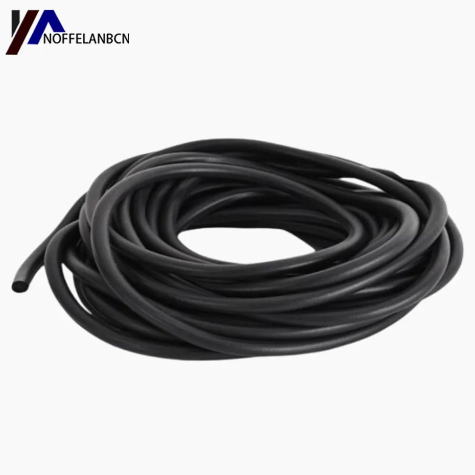 

Круглая полоса из черной силиконовой пены, термостойкая уплотнительная лента из пенопласта с вакуумной присоской с ЧПУ, 1/1,2/2/3/4/5/6 мм