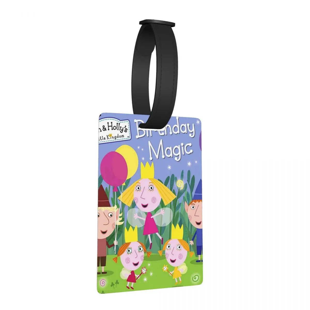 

Ben And Holly's Little Kingdom Birthday Magic Characters Luggage Tags Travel Baggage Boarding Tag Label Holder ID Name Address