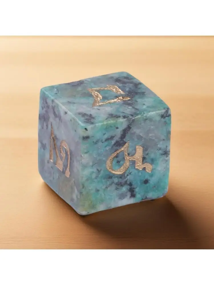 

Natural Crystal Mult Sided Dices Role Playing Table Game Dices Six Sided Dices Round Corner Dices Mahjong Accessories