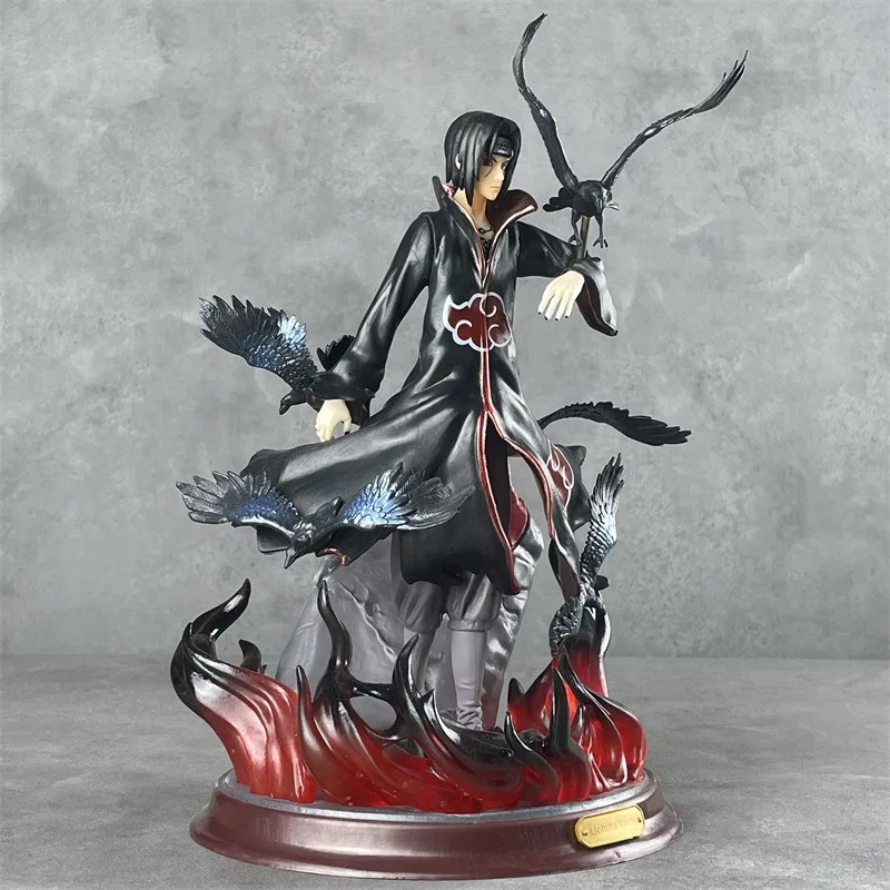 27cm Anime Naruto Figure Raven Weasel Uchiha Weasel Action Figure Model Statue Model Collection Decoration Model Toys Gift image 5
