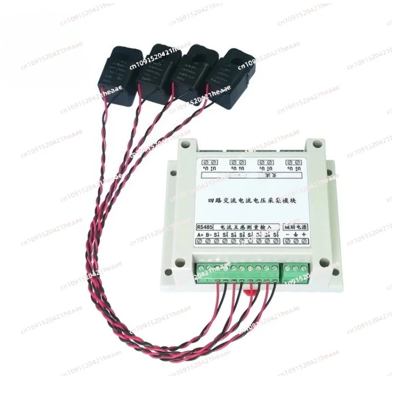 Suitable for voltage and mutual inductance acquisition measurement sensor module 485，8 way  AC voltage and current transformer，