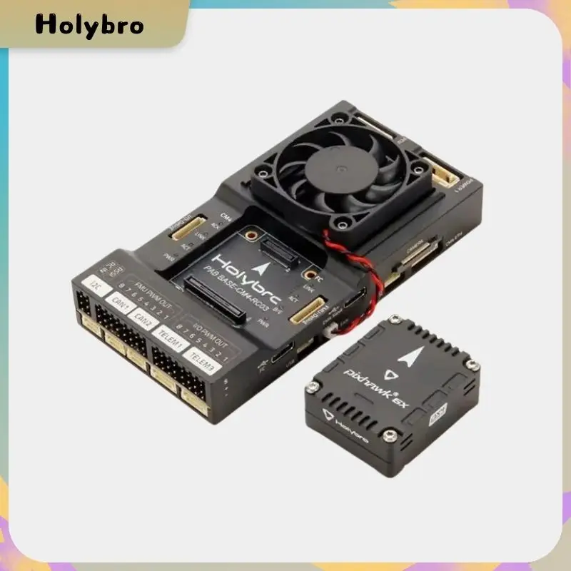 HolyBro Pixhawk RPi CM4 Baseboard with Pixhawk 6X Flight Controller Module PM03D Power Module for Autopilot RC Airplane Drone