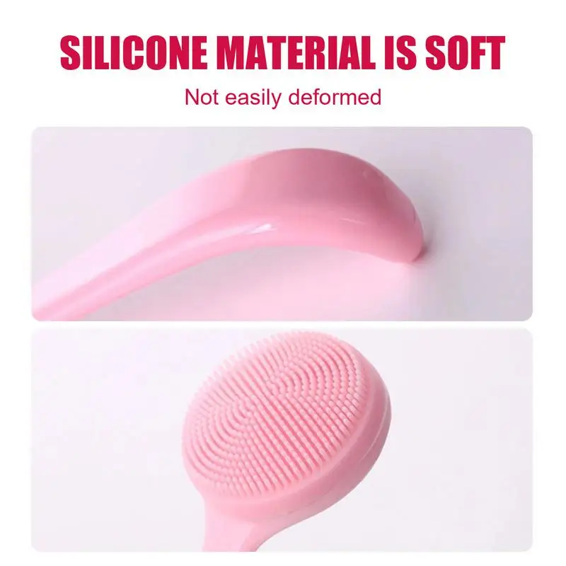 Brosse de nettoyage du visage en silicone doux, tampon de gIslande, épurateurs pour la peau, nettoyant pour le visage, doux pour la peau