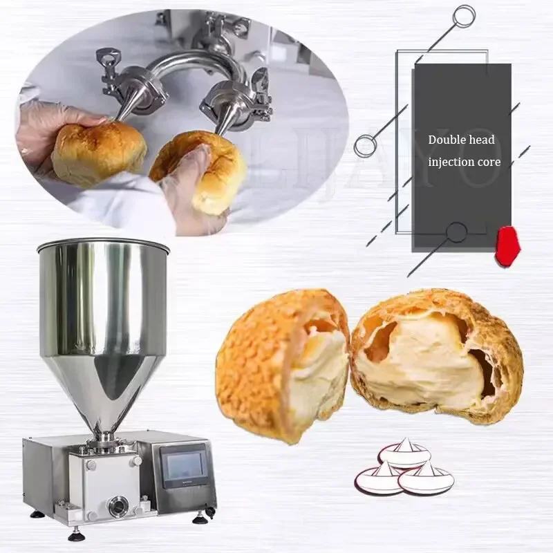 

Artisanat exquis Multifunctional Chocolate Injector Filler Cream Puff Filling Donut Cup Cakes Stuffer Machine LIJAYO