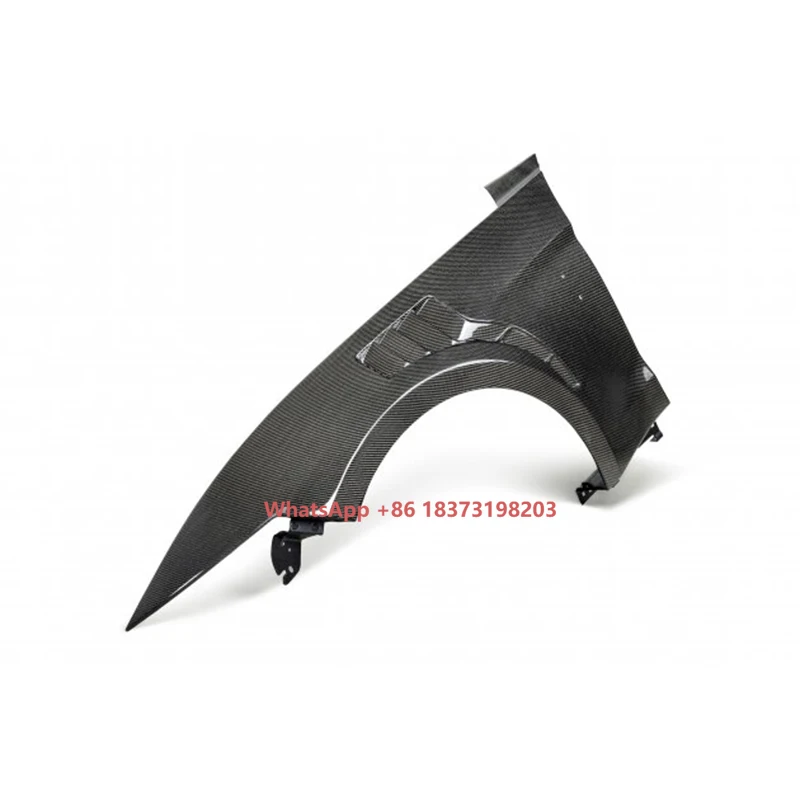 

Высококачественное переднее вентилируемое крыло автомобиля из настоящего углеродного волокна для Mustang 15-17/2018+