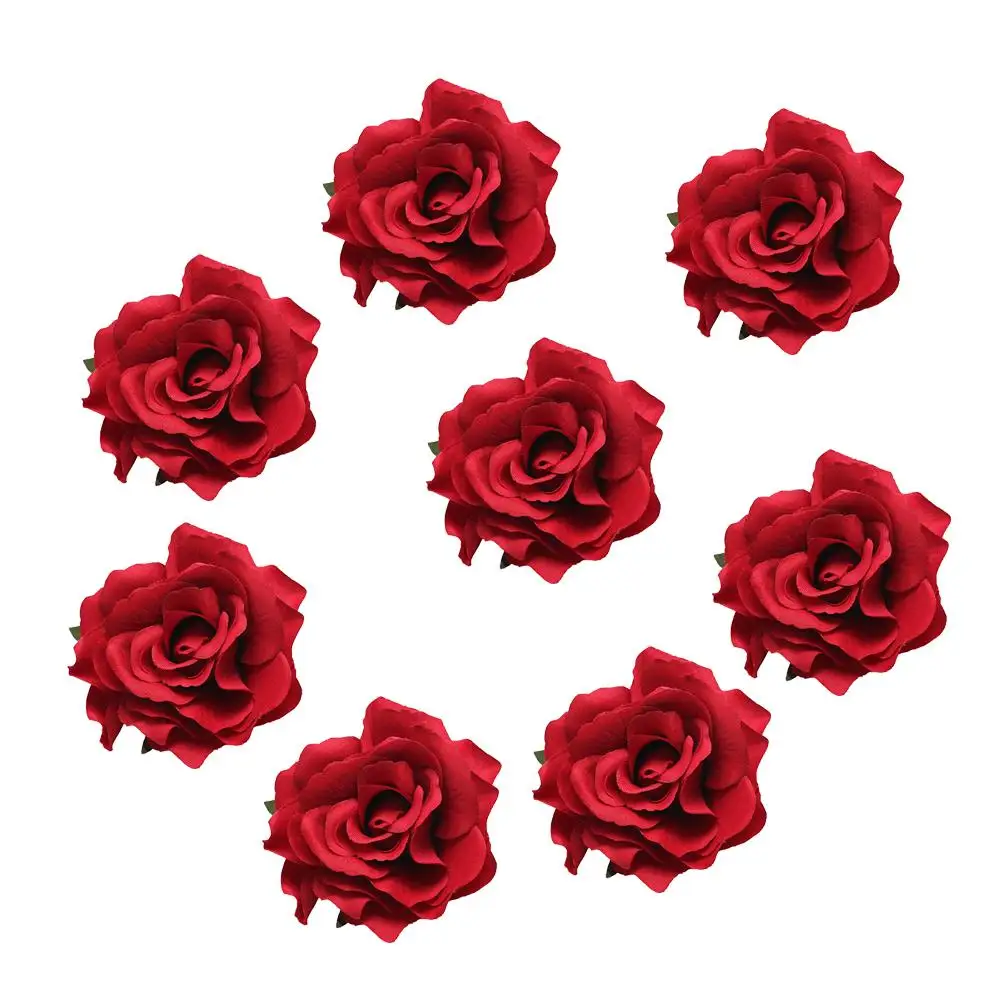 

8 Pcs Women Headdress Clips Comb Creative Bride Prom Creative Plush Hairpins Hair Stick Party Hair Comb Styling Aid
