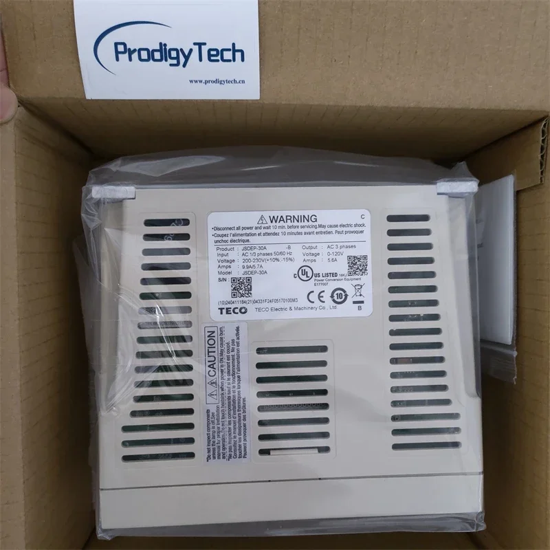 TECO 1KW JSDEP-30A ACサーボモータドライバ