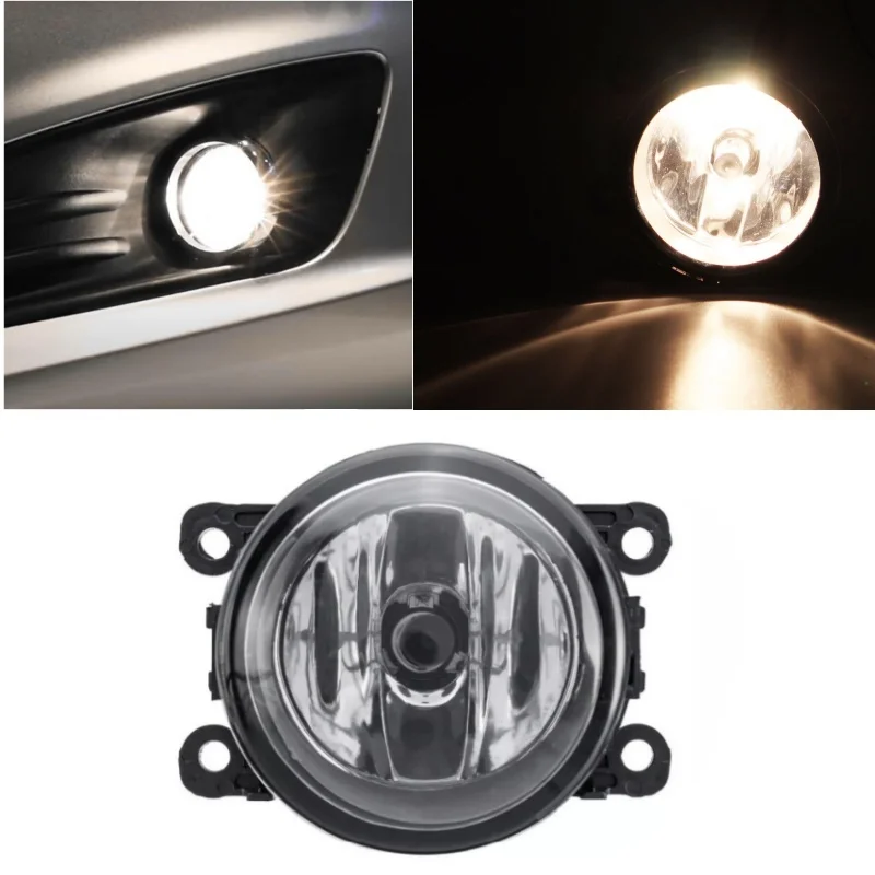 

1/2PC Car Front Bumper Fog Lamp 620639 6206E1 Front Fog Light For Citroen C1 C2 C4 C5 C6 Duster Logan Sandero Solenza Peugeot