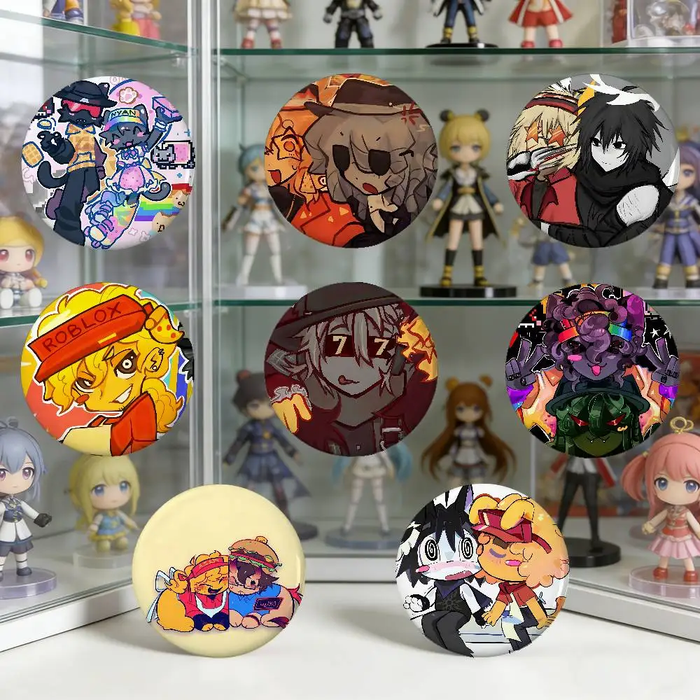 E-ELLIOT X CHANCE For Clothes Anime Enamel Pin Cute Things Cartoon Cosplay Badges On Backpack Brooch Art Gifts