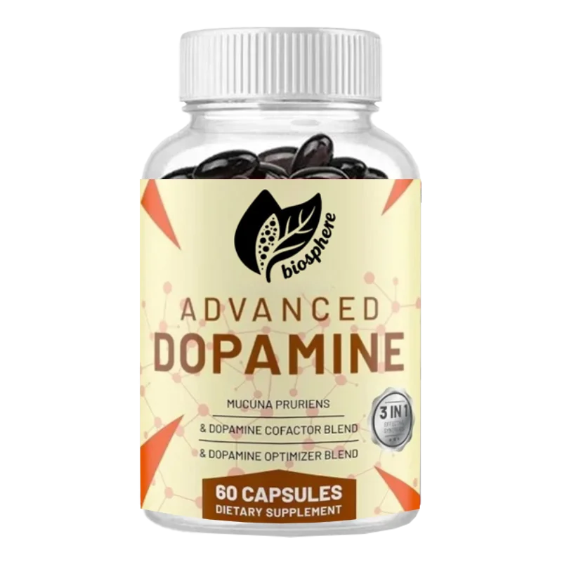 

Dopamine Supplement Capsules - Velvet Bean Seed Extract, High Quality Vitamins, Minerals, and Natural Plant Extracts
