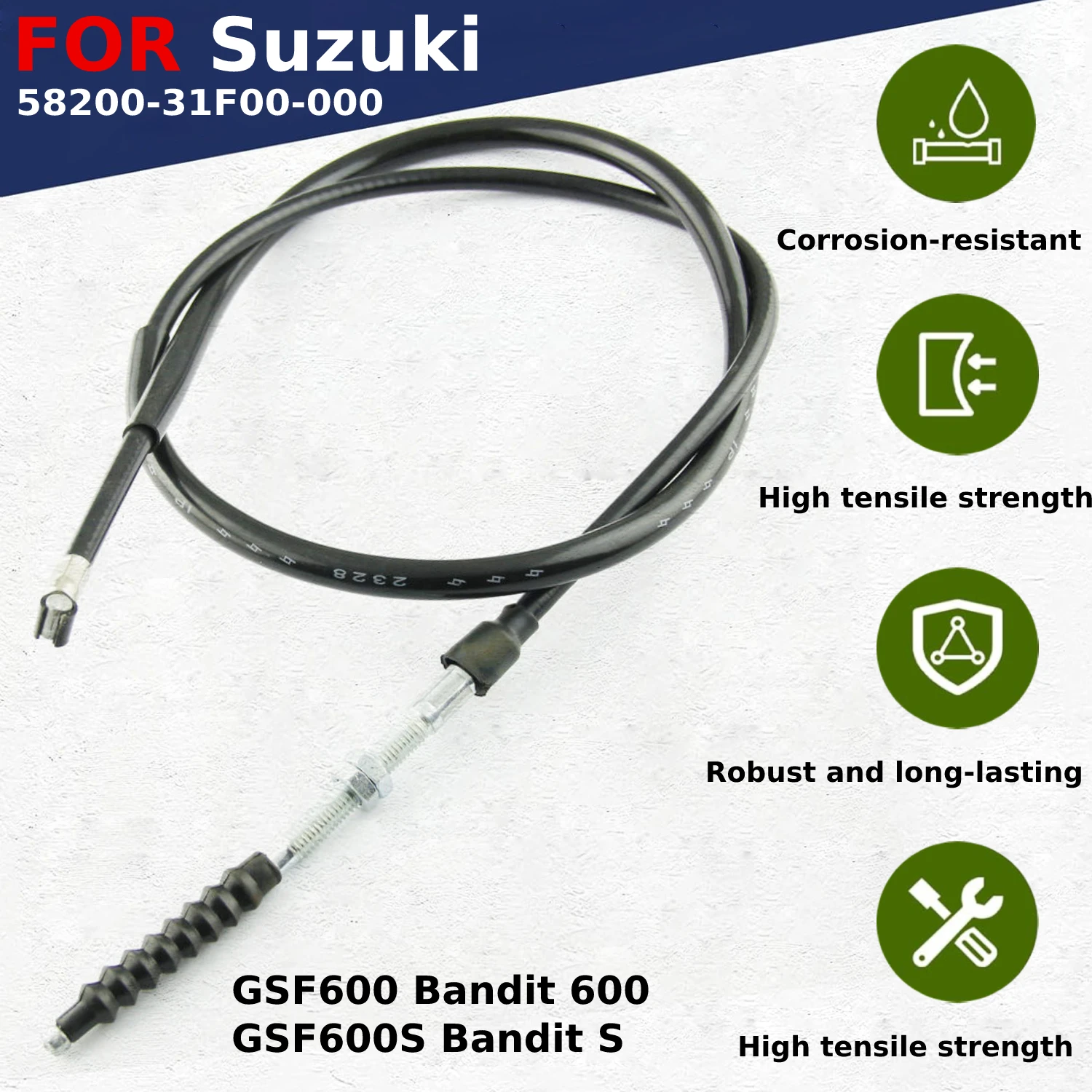 

Motorcycle Clutch Cable Clutch line For Suzuki GSF600 600 GSF600S Bandit S GSF 600S 600 2000 2001-2004 8200-31F00-000