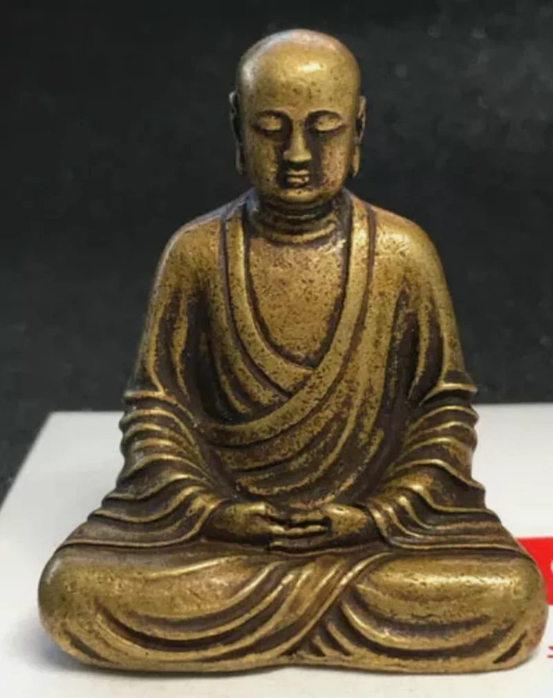 

Buddhism Vintage Bronze Sakyamuni Buddha Godness Kwan-yin Statue