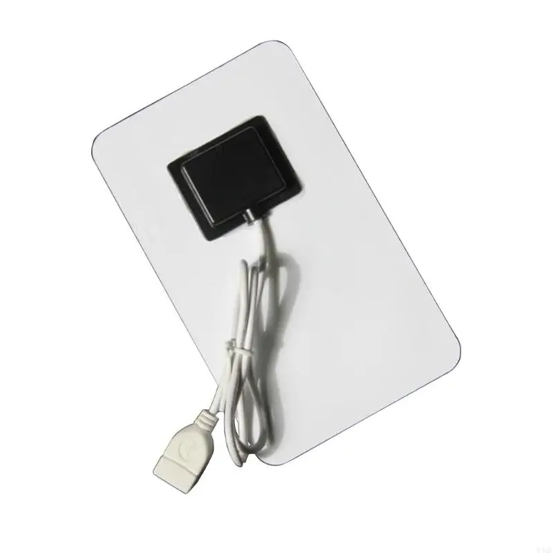 Y4QF 2W 5V Solar Powered Panel Car Charging Battery USB Charging Port