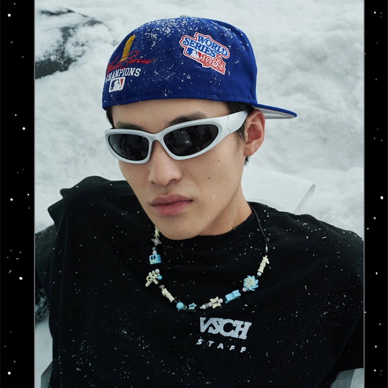 Hip Hop PSYP Luxurious Lucky Star Get Rich Choker Necklaces Joint Chains for Men Women Fashion Street Rapper Jewelry Gift