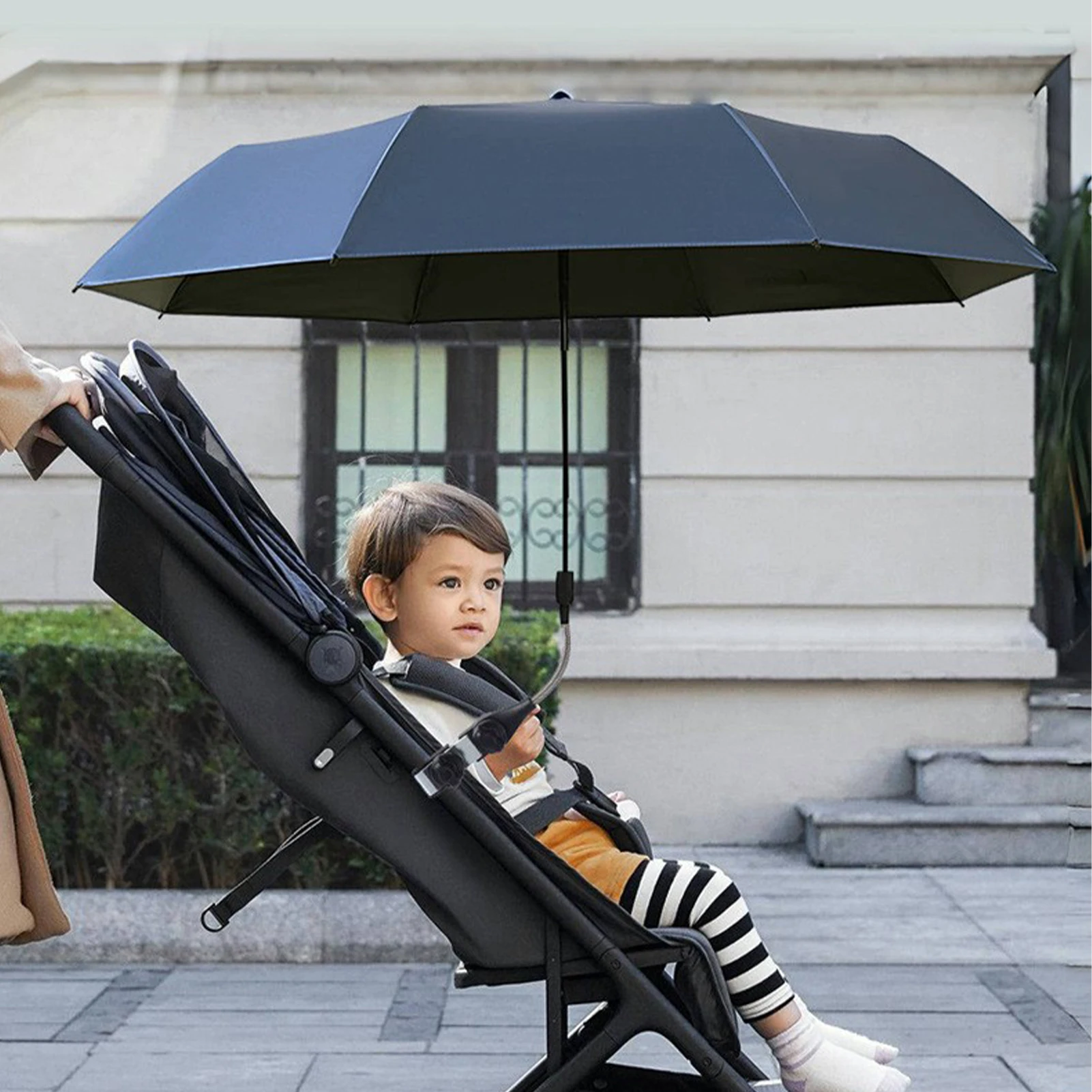 95CM 8-Bone Baby Stroller Umbrella With Clamp Universal UV Protection Rainproof Stroller Sunshade Cover Baby Strollers Accessory