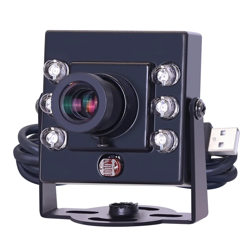 3206 1080P OV2710 12mm 30degrees IR850 Distortionless CMOS 30fps UVC Full HD Infrared Night Vision Mini USB Camera Module