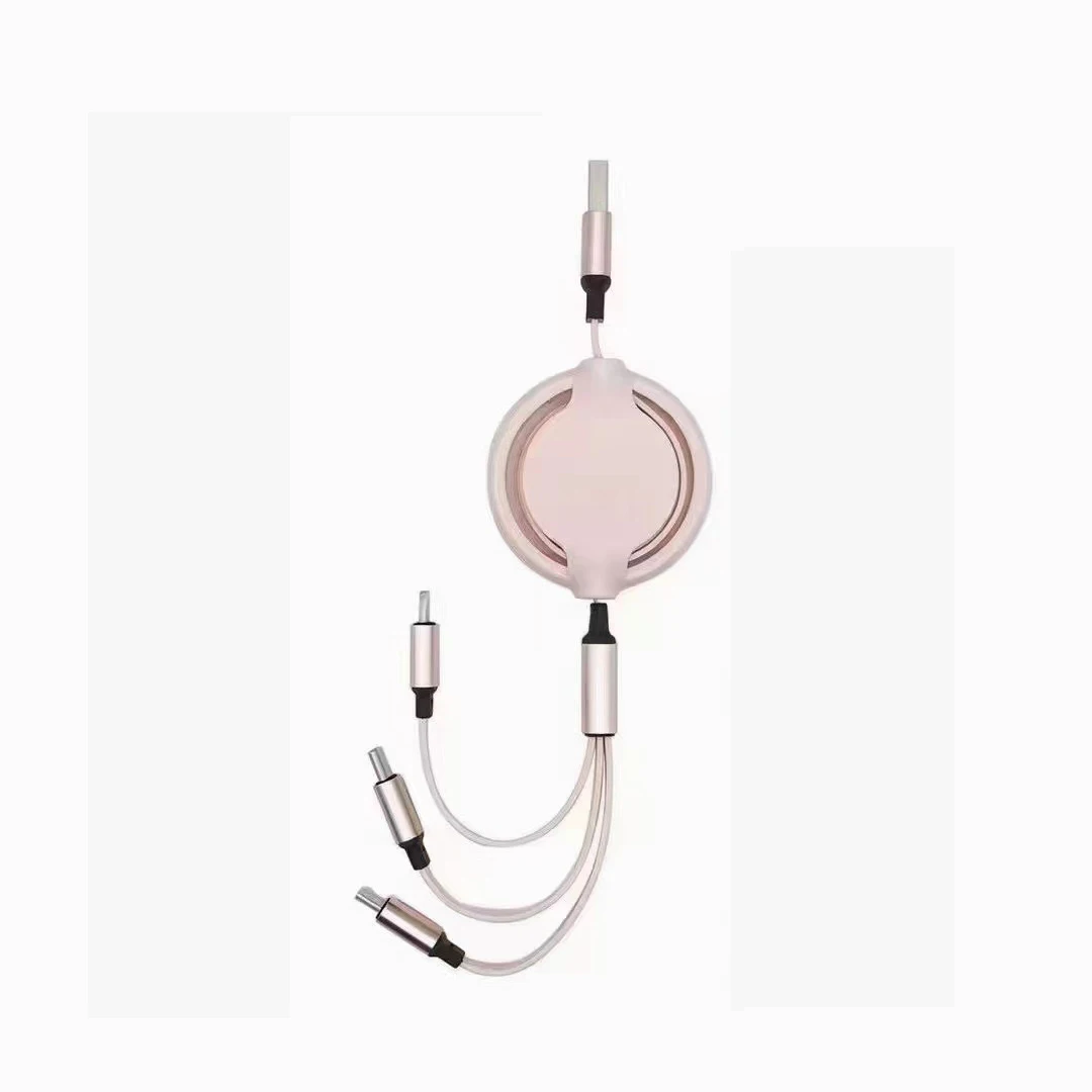 Kawaii Hellokittys 3 In 1 Charging Cable for Iphone Android Micro Usb Type-C Mobile Phone Cute Usb Data Cable image 5