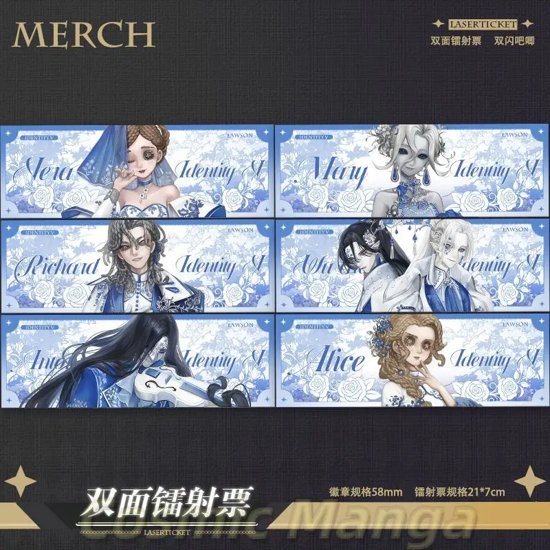 

Identity ⅤMary Vera Nair Anime Cosplay Halloween HD Laser Ticket Double Flash Badge Instant Camera Card Mascot Fans Gift