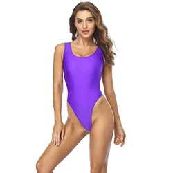 Speerise Women's Nylon Tank Thong Leotard Girls Ballet Dance Spandex Skin Tights Sleeveless Bodysuits Justaucorps Danse Femme