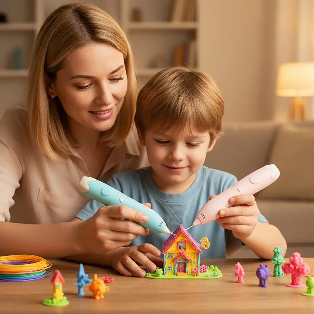 

Умная 3D-ручка для рисования и граффити, безопасная, креативная, цветная, без запаха, низкотемпературная, J2X9