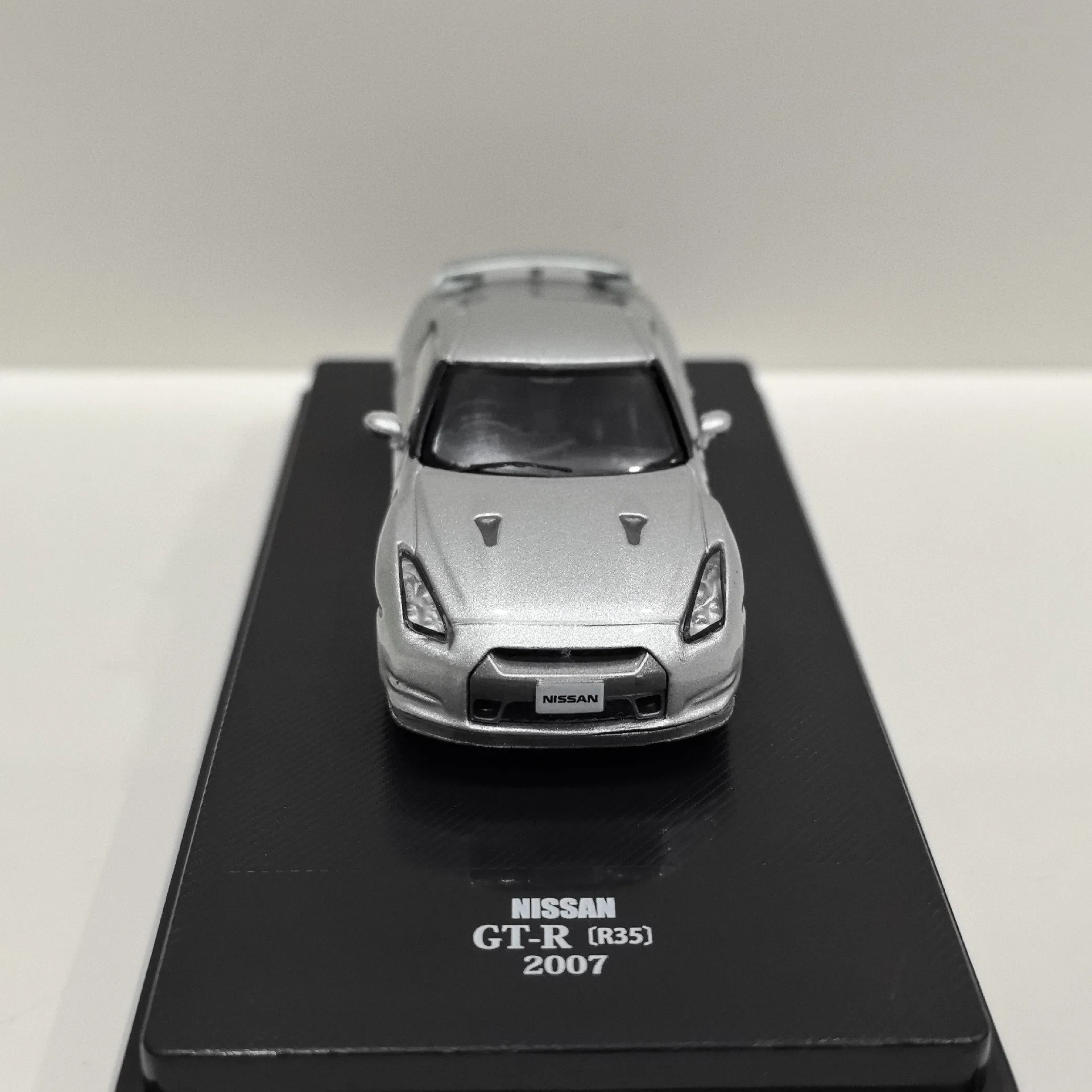 دييكاست DEA 1/64 مقياس نيسان GT-R R35 2007 نيسان سبيكة سيارة نموذج تحصيل لعبة هدية تذكارية عرض حلية #4
