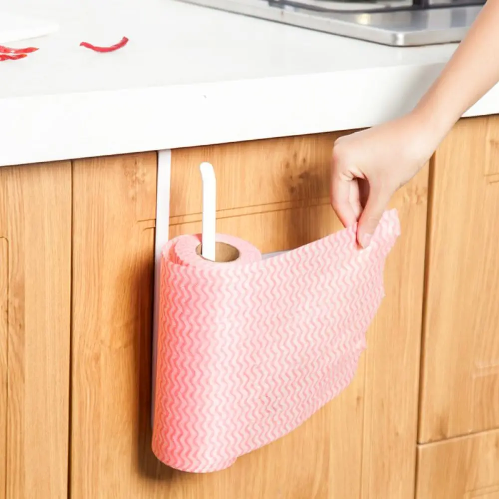 Multi Purpose Kitchen Roll Dispenser Cabinet Under Shelf Storage Rack Stainless Steel Organizer For Foil Paper