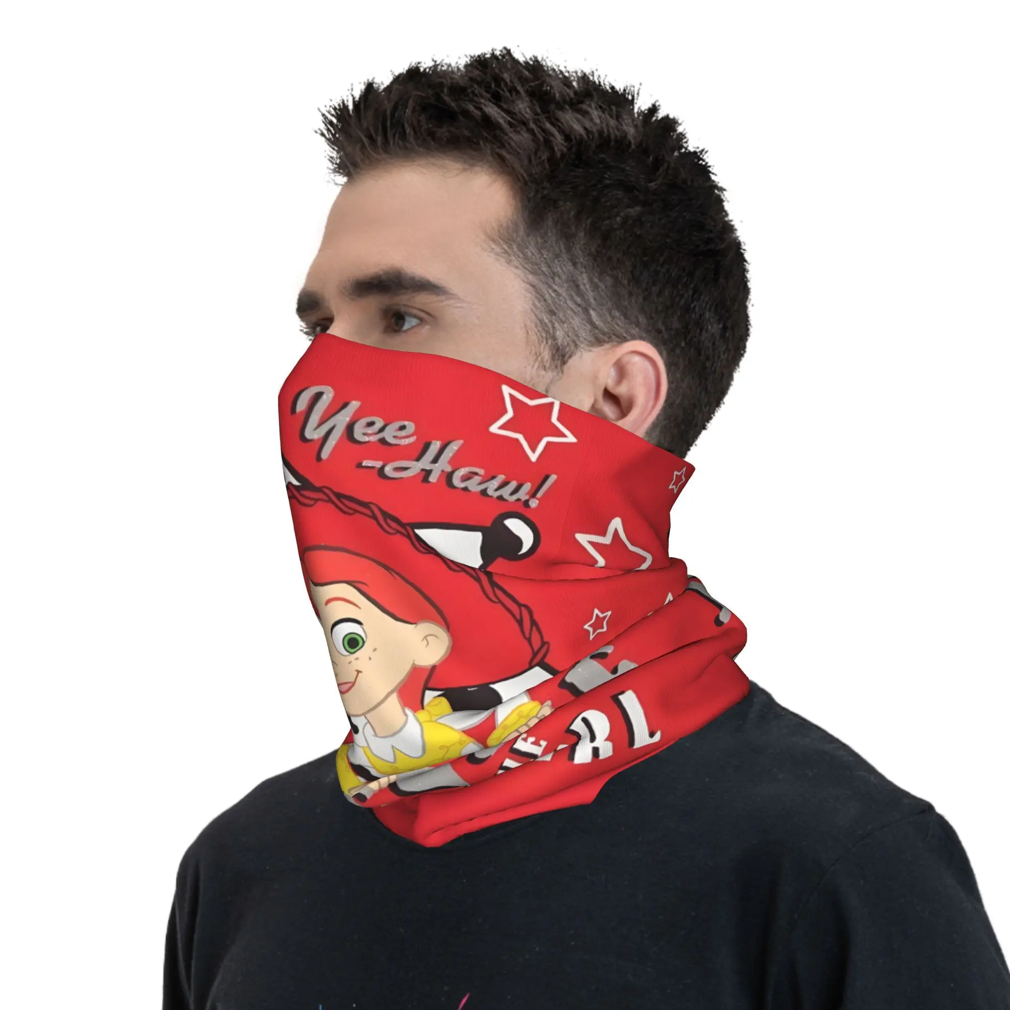 Custom Toy Story Winter Headband Neck Warmer Men Women Ski Running Tube Scarf Cartoon Anime Figure Face Bandana Gaiter
