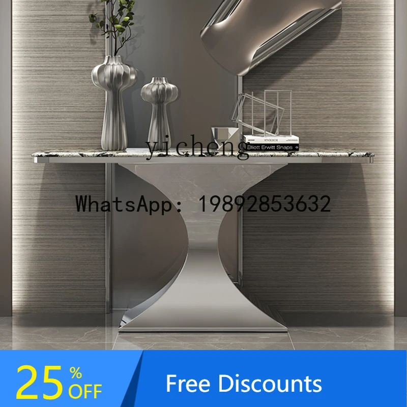 

New Mild Luxury Marble Luxury Stone Console Tables Console
