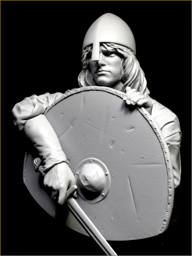 1/10 Scale Resin Bust Model Kit Ancient European Soldiers The Northman History Miniature Garage Kit Unassembled and Unpainted