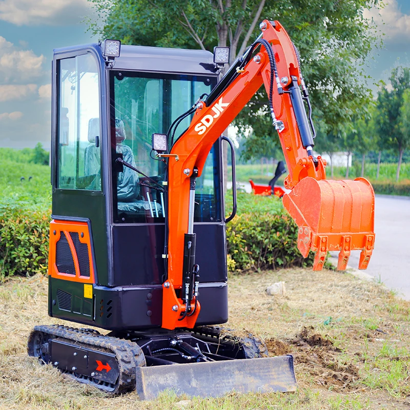 Mini Crawler Excavator Small Digger Machines Garden Excavator for Home Use Diesel Engine Cheap Prices for Sale