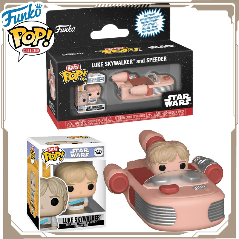 

Funko POP Original Star Wars Anime Figure LUKE SKYWALKER and SPEEDER Action Figure Toys for Boys Girls Kids Gift Collectible