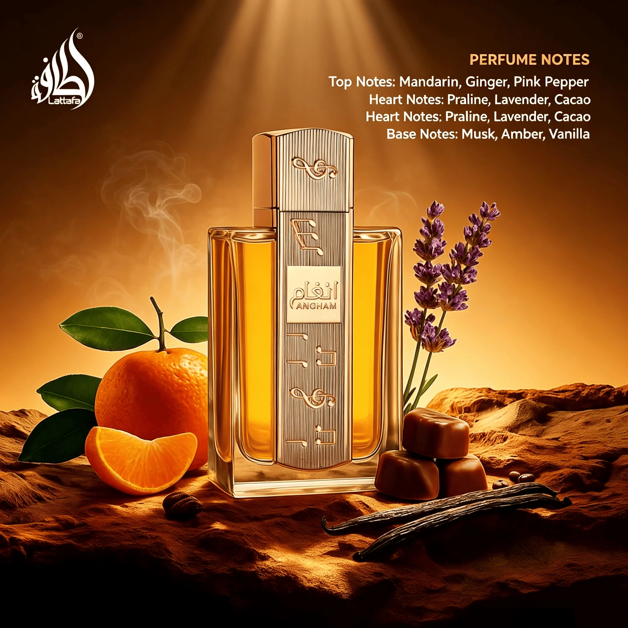 Set Parfum Lattafa Angham & An - Home Fragrance Vanilla Musk ulasan dan harga