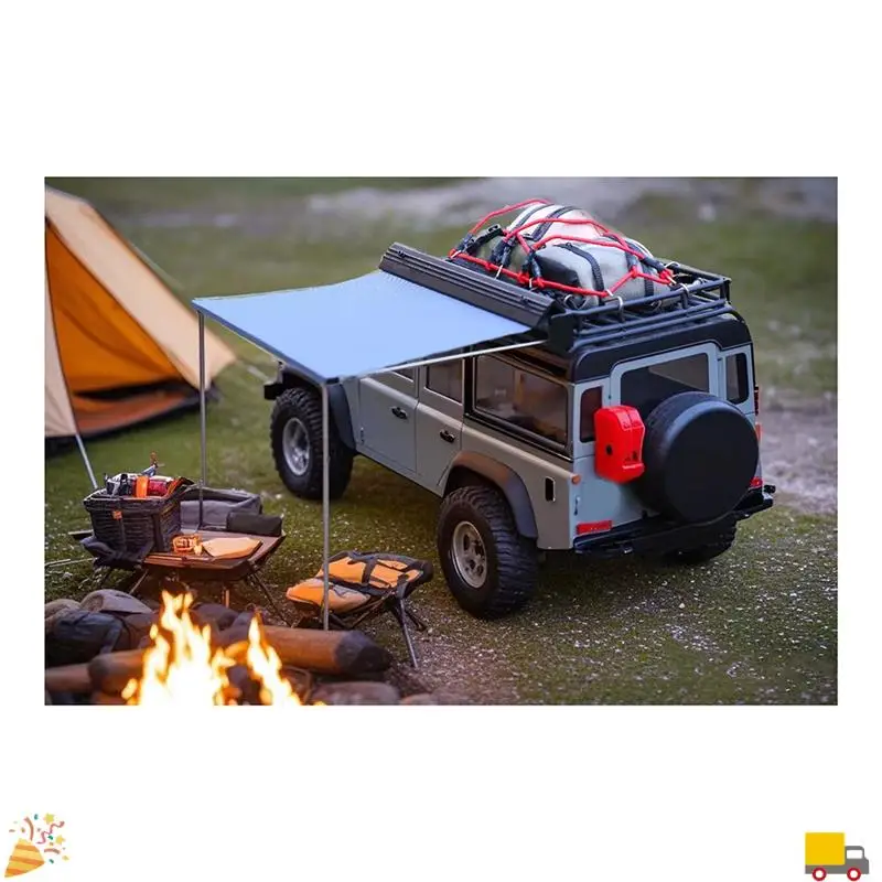 RC Auto Upgrade Dach Seite Zelt Metall Zelt Kit Für Traxxas 1/18TRX4M RC Auto Zubehör