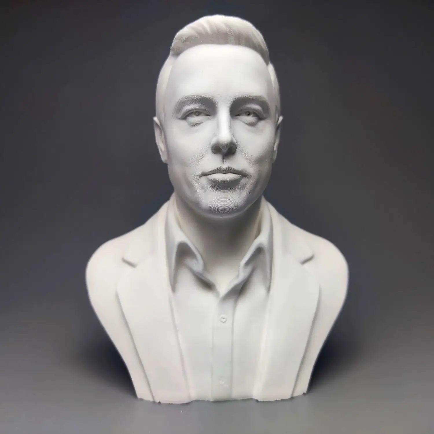 Technology madman Musk bust plaster ornaments like sculpture bust model