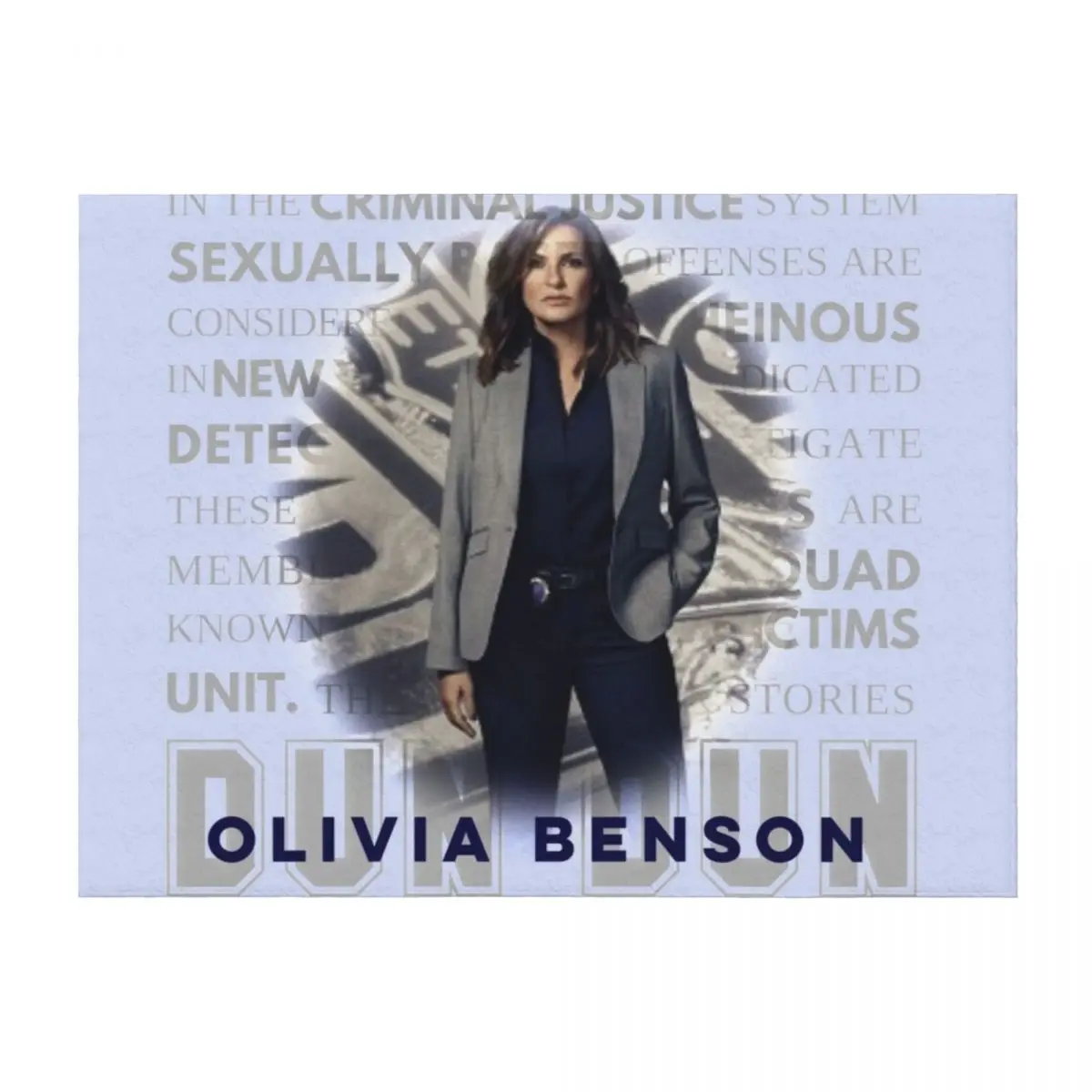 

Olivia Benson Throw Blanket Thin Hair Luxury Thicken Sleeping Bag Blankets