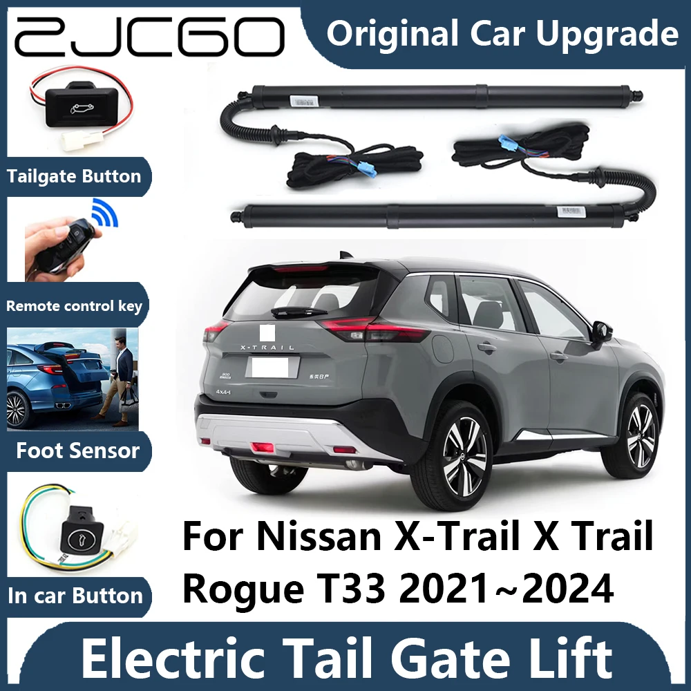 For Nissan X-Trail X Trail Rogue T33 2021~2024 Electric Tail Gate Lift Prop Support Vehicle Power Rear Door Liftgate Strut