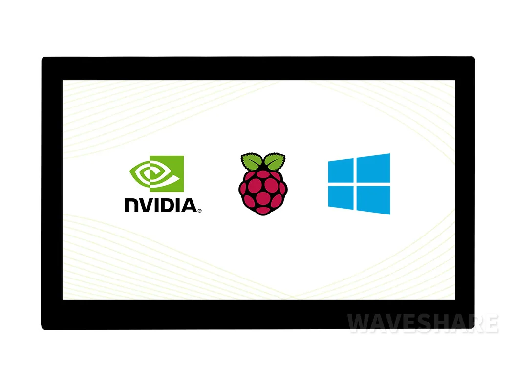 13.3inch HDMI LCD (H), Capacitive Touch,1920×1080, HDMI, IPS,Supports all versions of Raspberry Pi/Jetson Nano/Game Console/PC