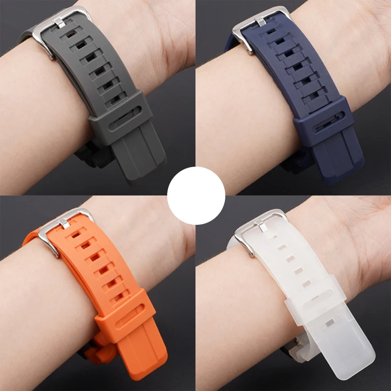 Silicone Strap for Casio G-Shock AQ-S810W S800W AE-1200 AEQ-110 MCW-200H W-216H Men Resin Rubber Sport Watch Band Bracelet view 6