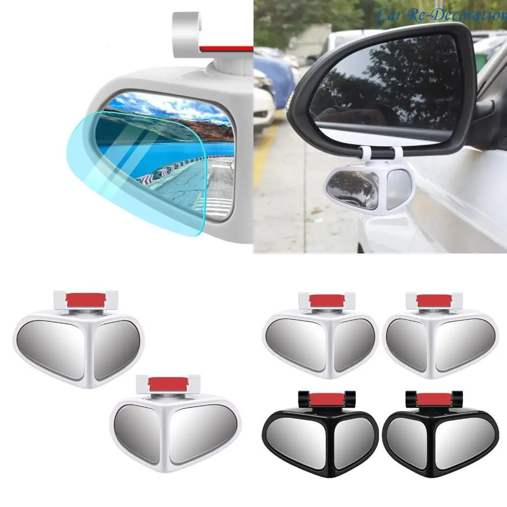 

R58D Blind Spots Reflectors Glass for Car and Trucks, 360 Degree Rotating Design, Expand Your View with High Definition Glass