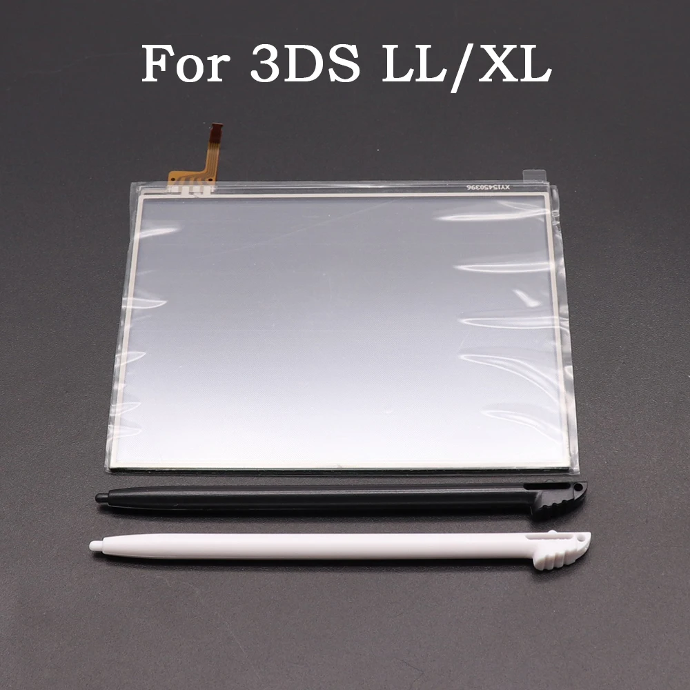 NDS WII U NDSL NDSi LL XL, New 2DS, 3DS, 3DSLL XL, New 3DS XL LL 콘솔용 터치 스크린 패널 디스플레이 디지타이저 글래스 1세트