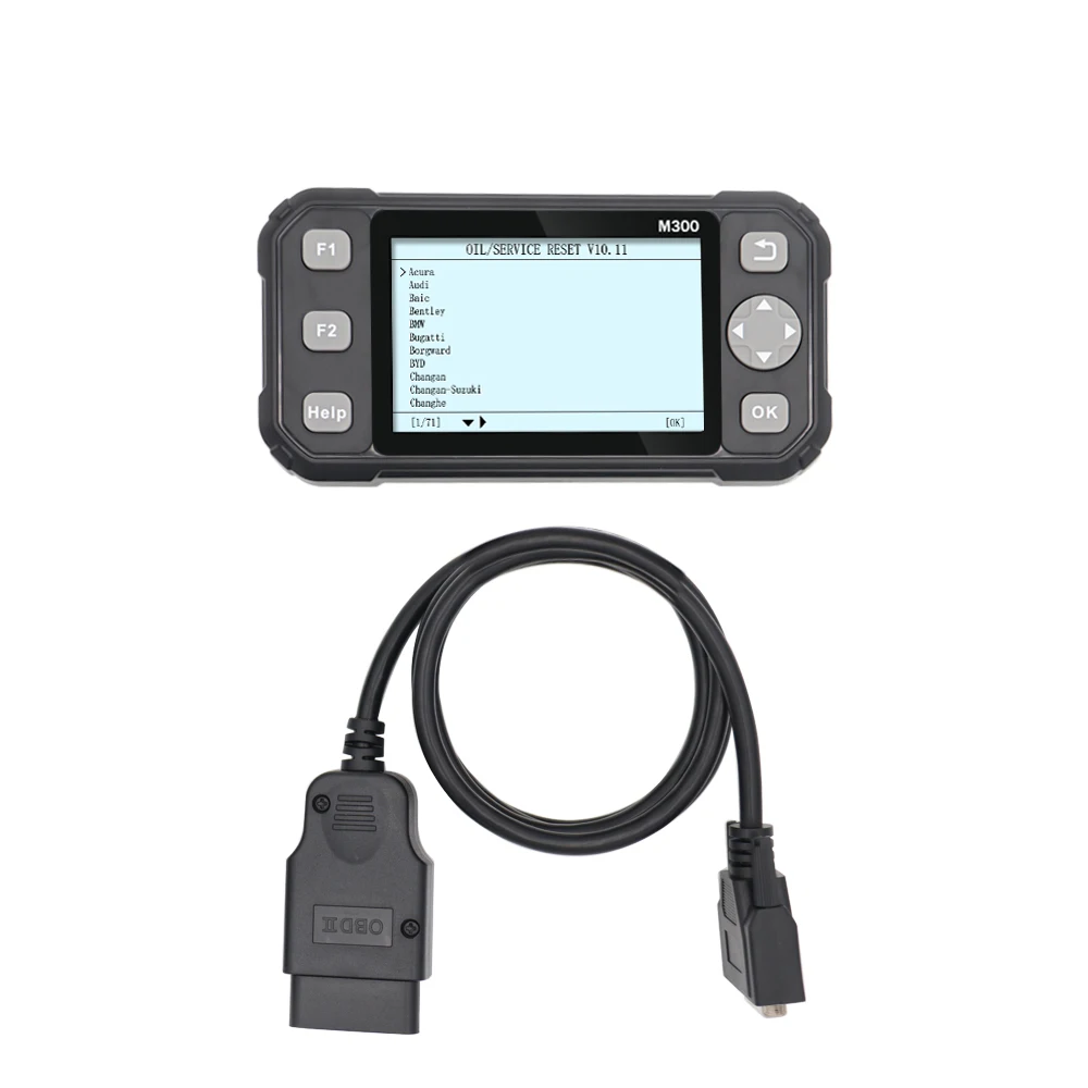 Multi-languages M300 Automotive Diagnostic Scanner Vehicle Scan Tool Car Code Scanner OBD II Tester Fault Diagnosis Instrument