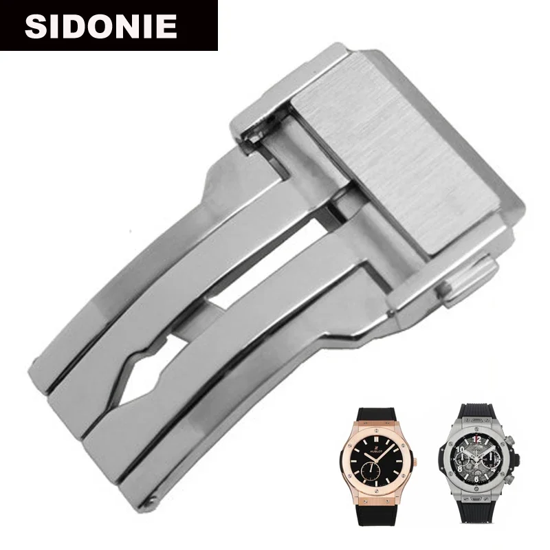 

20mm 22mm 24mm Watch strap stainless steel Buckle for HUBLOT fusion classic big bang king power series Watch Folding Clasp