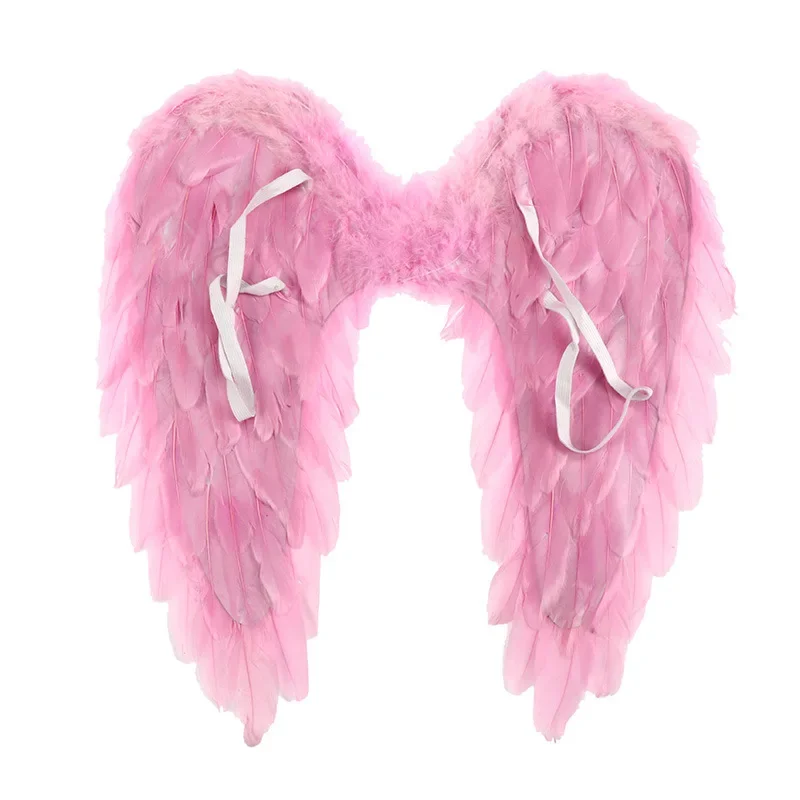 Black Feather Angel Wings Halloween Party Decoration Dress Up Cos Stage Performance Costume Props Fairy Wing Cosplay Accessories