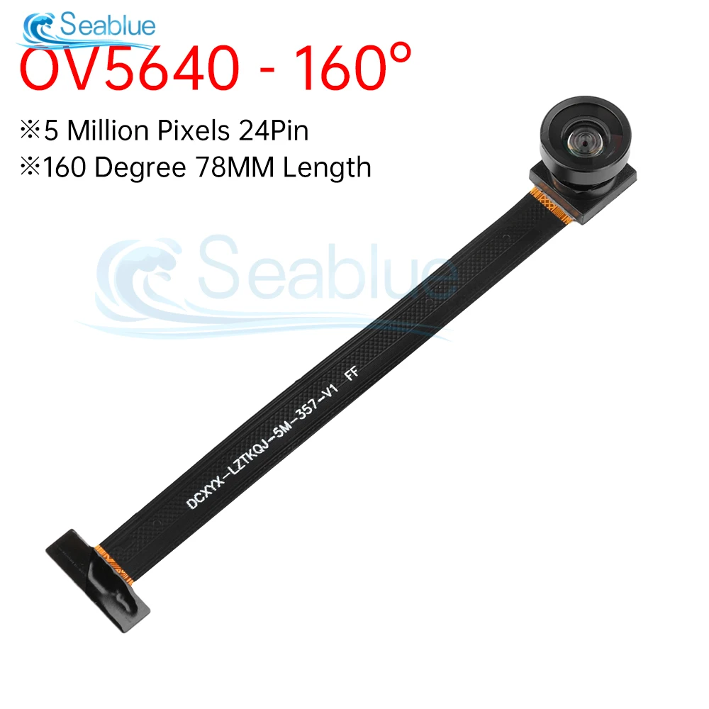 New 78MM OV5640 Camera Module 68 72 120 160 Degree Auto Focus AF High-definition 5 Million Pixels 24PIN DVP MIP I Interface